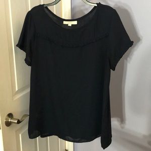 Navy loft large blouse